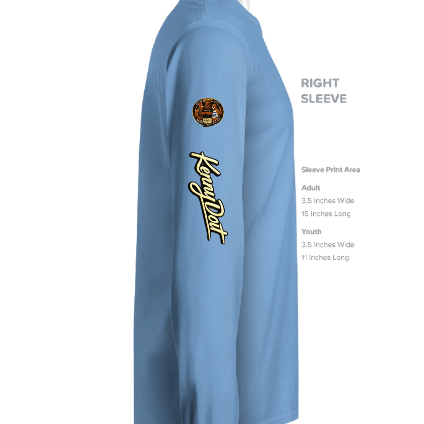 CAROLINA BLUE - SLEEVE_RIGHT