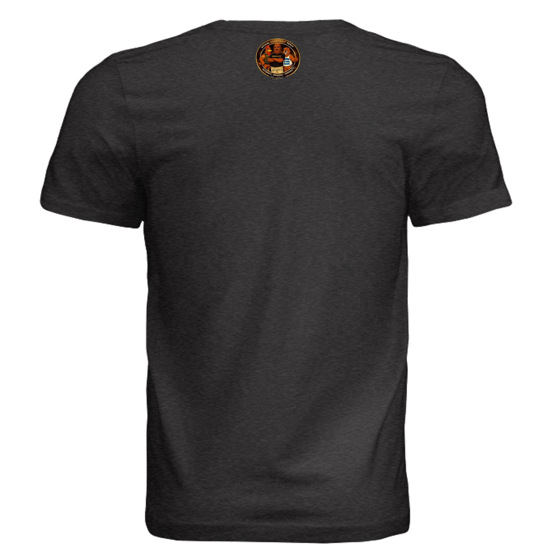BLK HTHR TRIBLND - 3413C - BACK