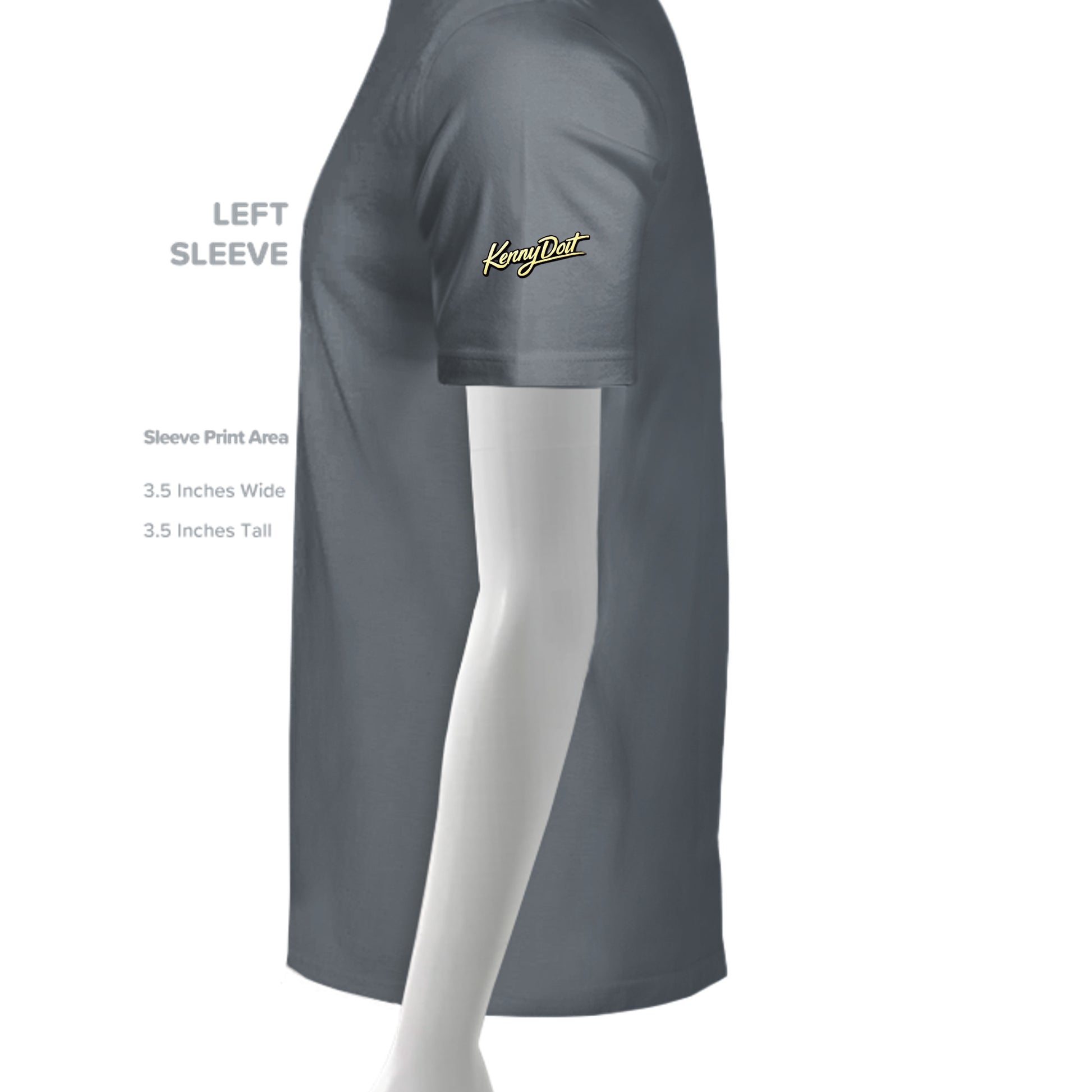 Solid Slate Triblend - 3413C - SLEEVE_LEFT