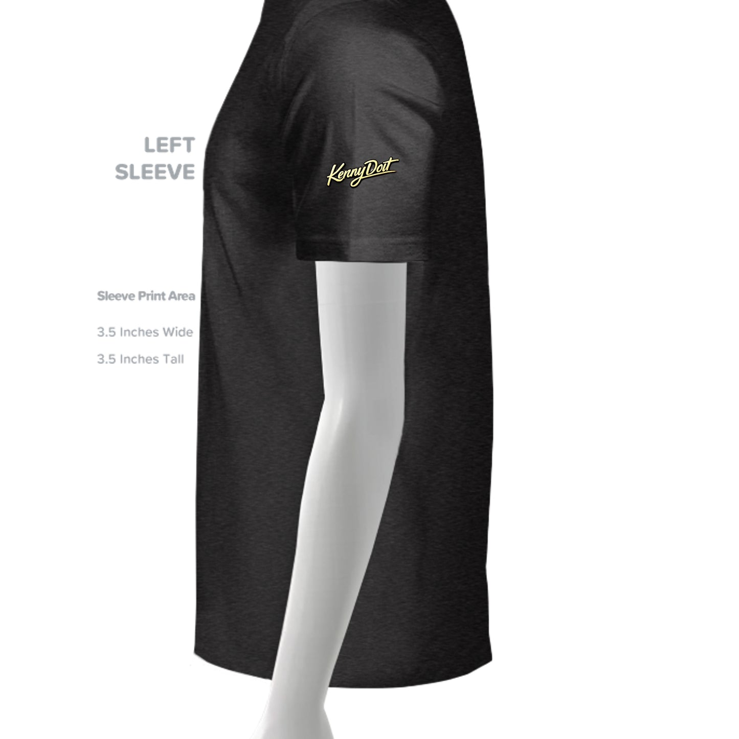 BLK HTHR TRIBLND - 3413C - SLEEVE_LEFT